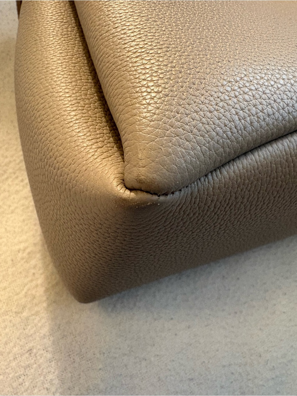 Polène Taupe Umi Bag with Gold Hardware - Picture 9 of 12